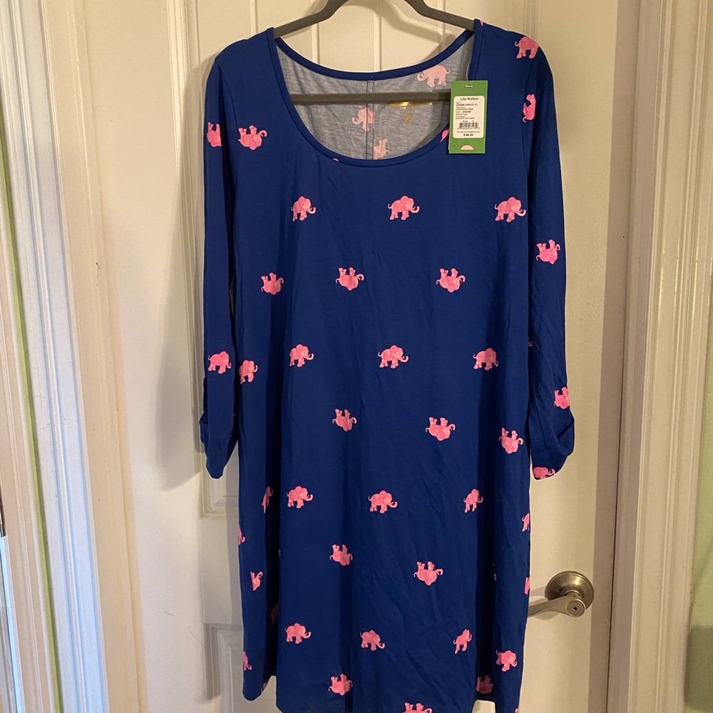 OceanRidge Dress Elephant Half Drop Resort Navy